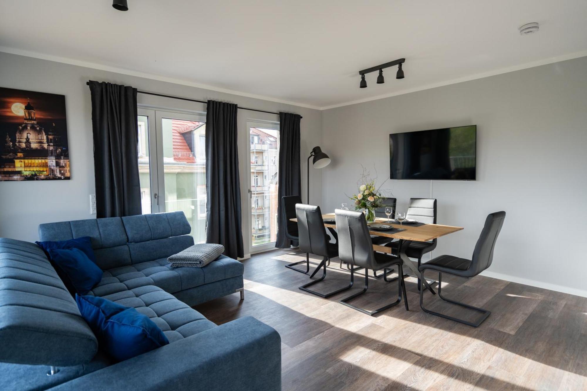 Cozy City Dream Apartment Mit Terrasse Und Parkplatz - 90M² Dresden Exterior foto