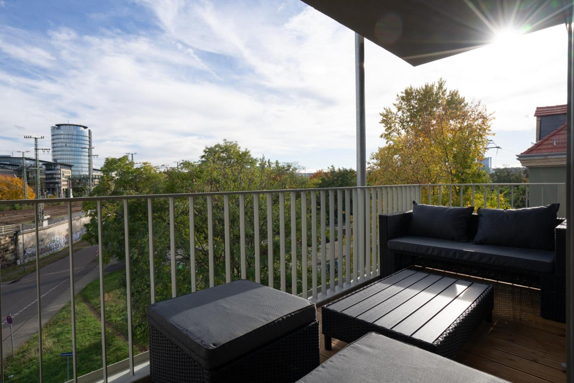 Cozy City Dream Apartment Mit Terrasse Und Parkplatz - 90M² Dresden Exterior foto